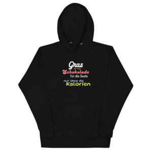 Unisex-Kapuzenpullover Gras ist wie Schokolade für die Seele, nur ohne die Kalorien