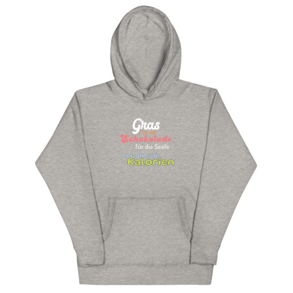 Unisex-Kapuzenpullover Gras ist wie Schokolade für die Seele, nur ohne die Kalorien – Bild 9