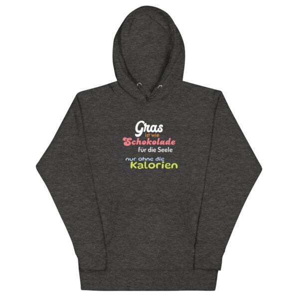 Unisex-Kapuzenpullover Gras ist wie Schokolade für die Seele, nur ohne die Kalorien – Bild 4
