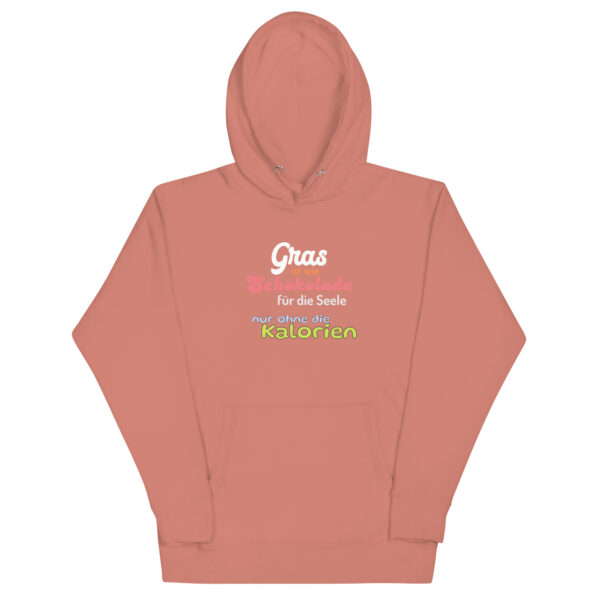 Unisex-Kapuzenpullover Gras ist wie Schokolade für die Seele, nur ohne die Kalorien – Bild 8